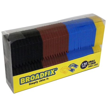 BROADFIX Shim Small U Plstc 120Pk SMU120A-US